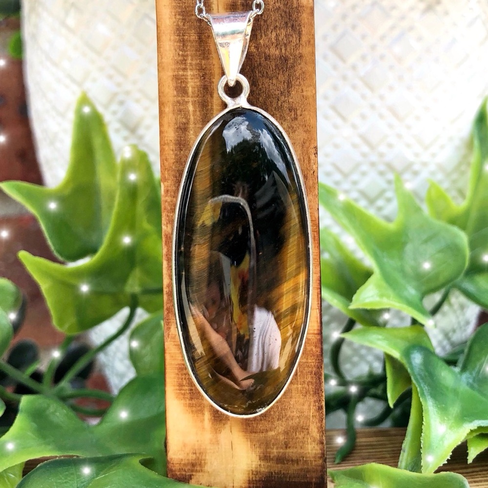 .925 Tiger’s Eye Necklace🍂